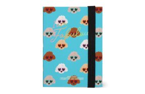 LEGAMI 12-MONTH DIARY - 2025 - MINI PHOTO 2-DAY DIARY - SKY BLUE DOGS AG2512119